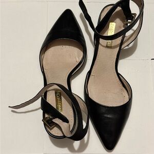 Louise et Cie Black Strap Pump Heels